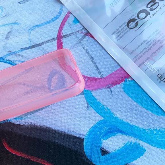 iPhone 7/8 Plus Case Clear Pink Cover NEW - Picture 4 of 7